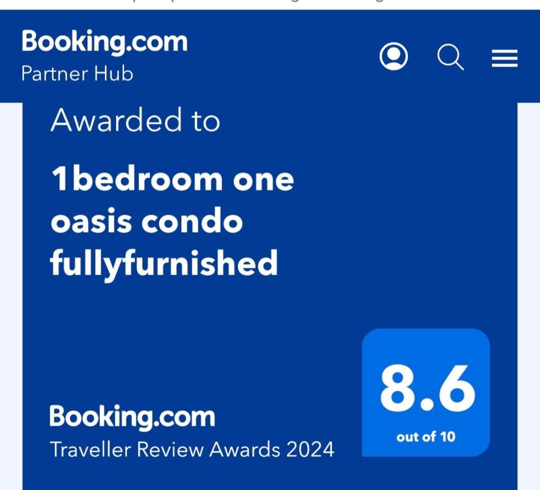 1Bedroom One Oasis Condo Fullyfurnished Davao Экстерьер фото